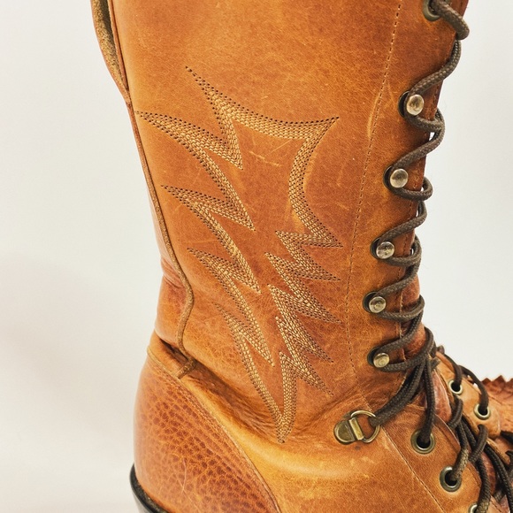 1970’S JUSTIN BOLT ROPER BOOT - Picture 5 of 8
